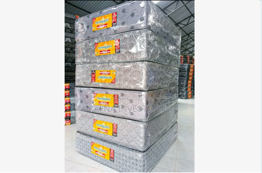 Morning Glory 10 Inches Quilted Foam Mattress (4ft × 6ft × 10 Inches) Premium Soft Fabric Cover, Comfortable Foam Mattress, Long-Lasting Support, Breathable Sleeping Surface, 10 Years Durability