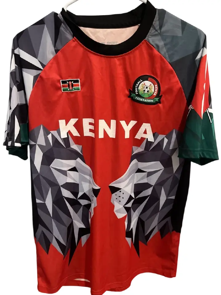 Kenyan Red Rugby Jersey – Limited Edition | Tushangilie Kenya Team Shirt | Bold Men’s Sportswear, Breathable Fit, National Pride Style