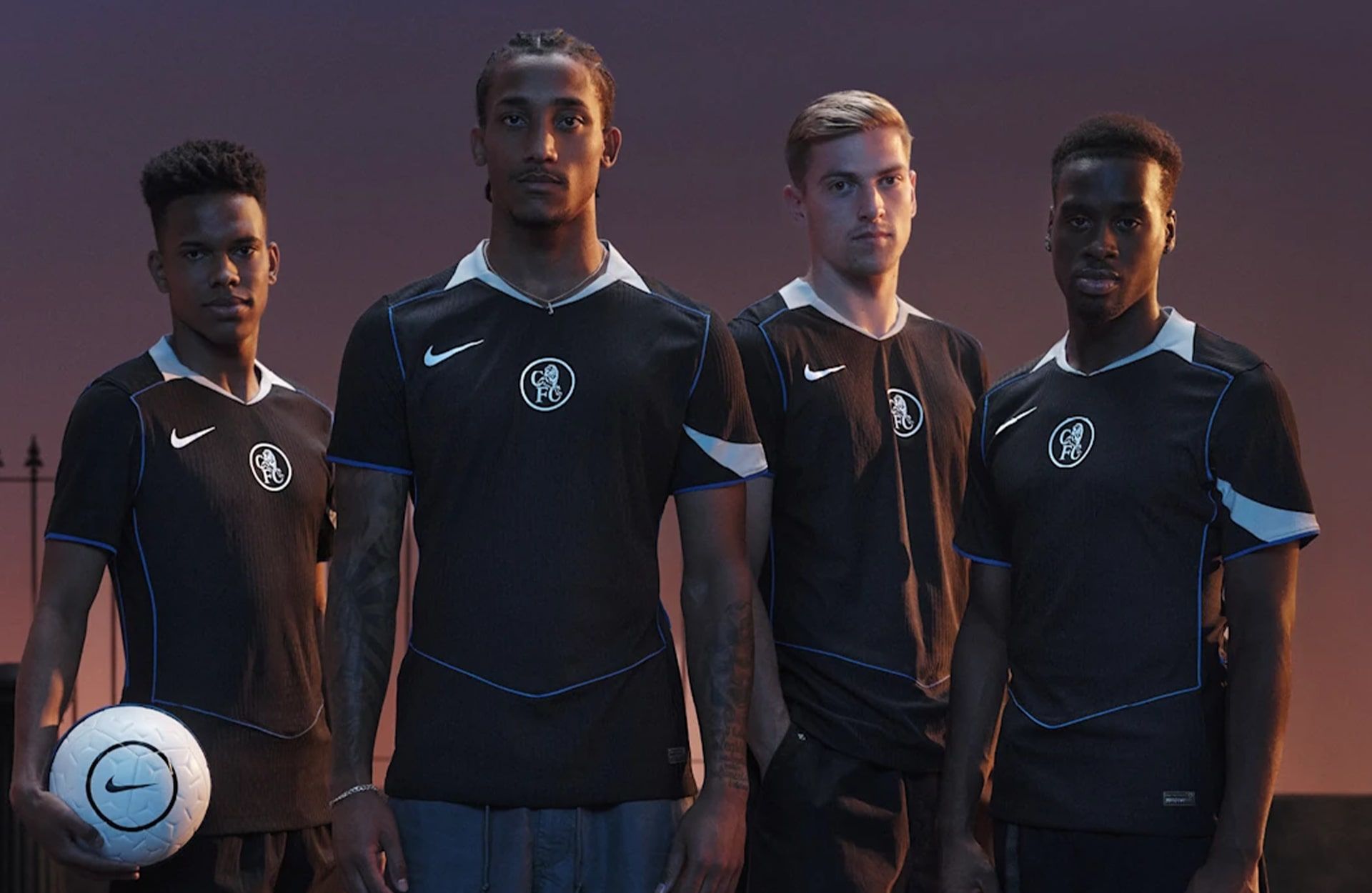 Chelsea 25/26 Third Black Jersey – Premium Breathable Football Kit | Quick-Dry, Sweat-Wicking, Comfortable for Fans & Players