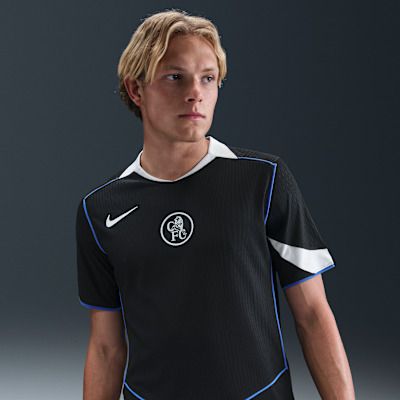 Chelsea 25/26 Third Black Jersey – Premium Breathable Football Kit | Quick-Dry, Sweat-Wicking, Comfortable for Fans & Players