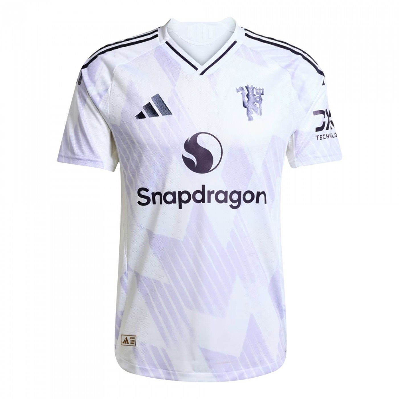Man Utd 2025/2026 White Third Kit – High-Quality Quick-Dry Soccer Jersey with Modern Clean Design