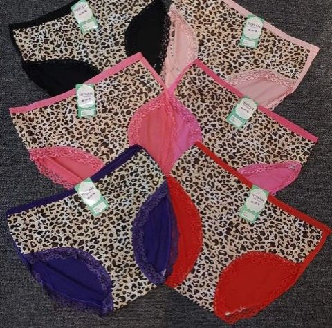 🐆 Trend Alert!!!  6PCS Women’s Cotton Leopard Pattern Panty – Soft Breathable Comfortable Everyday Brief. Stylish leopard print cotton panty. Soft, breathable, and comfortable for daily wear.