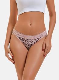 🐆 Trend Alert!!!  6PCS Women’s Cotton Leopard Pattern Panty – Soft Breathable Comfortable Everyday Brief. Stylish leopard print cotton panty. Soft, breathable, and comfortable for daily wear.
