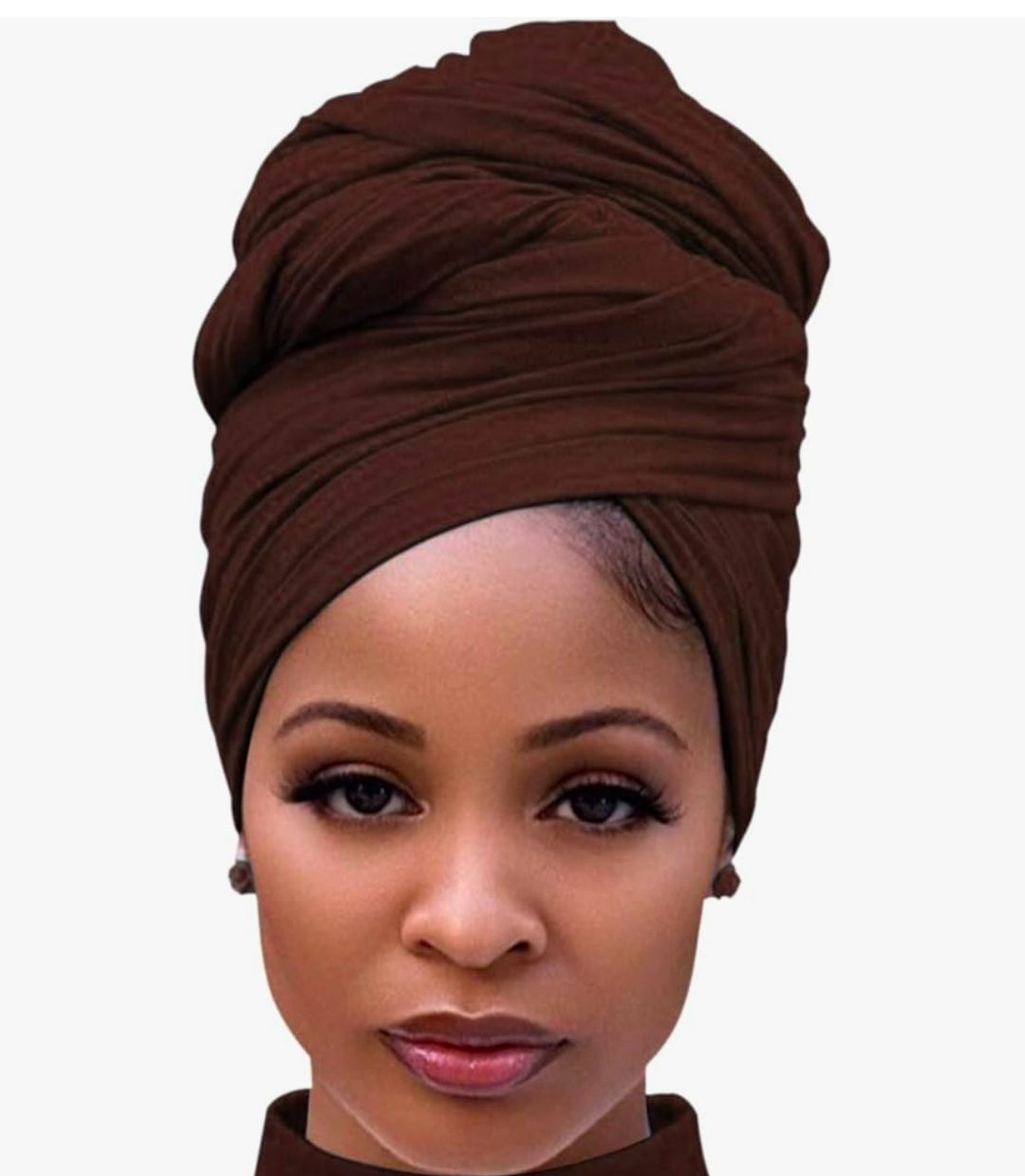 Head Wraps for Black Women Stretch Head Scarf Long African Hair Wraps Turban Headwraps Jersey Headbands