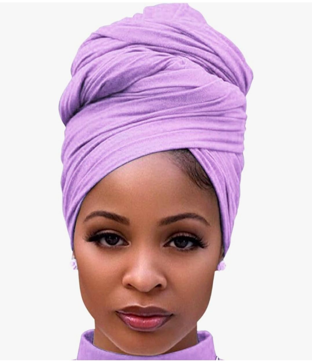 Head Wraps for Black Women Stretch Head Scarf Long African Hair Wraps Turban Headwraps Jersey Headbands