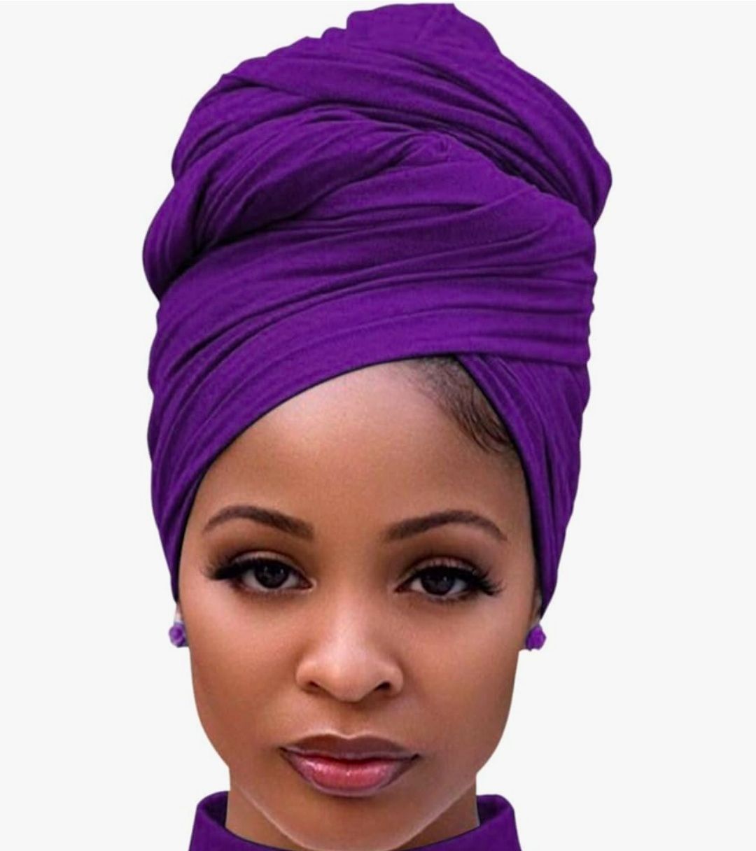 Head Wraps for Black Women Stretch Head Scarf Long African Hair Wraps Turban Headwraps Jersey Headbands