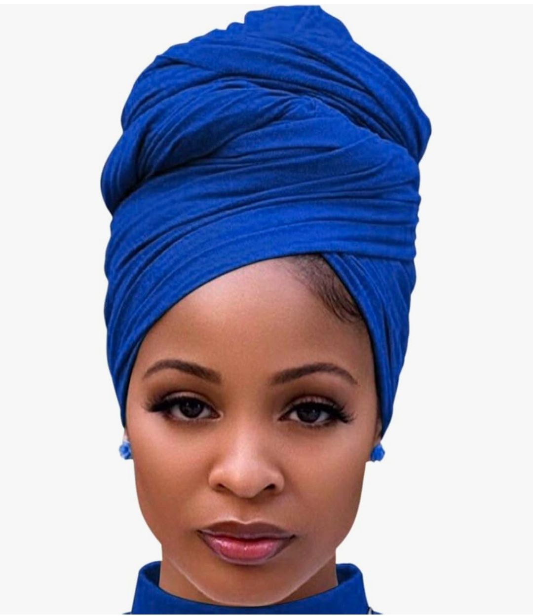 Head Wraps for Black Women Stretch Head Scarf Long African Hair Wraps Turban Headwraps Jersey Headbands