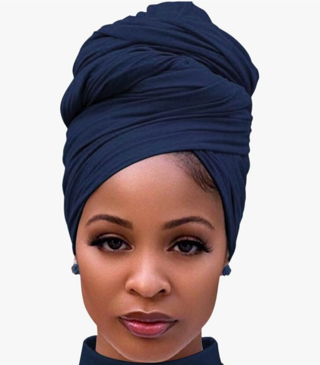 Head Wraps for Black Women Stretch Head Scarf Long African Hair Wraps Turban Headwraps Jersey Headbands
