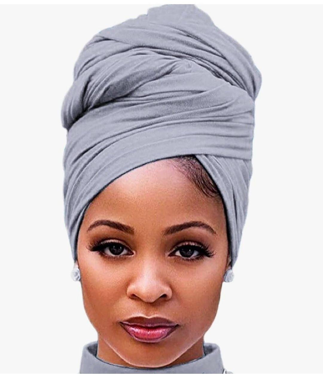 Head Wraps for Black Women Stretch Head Scarf Long African Hair Wraps Turban Headwraps Jersey Headbands