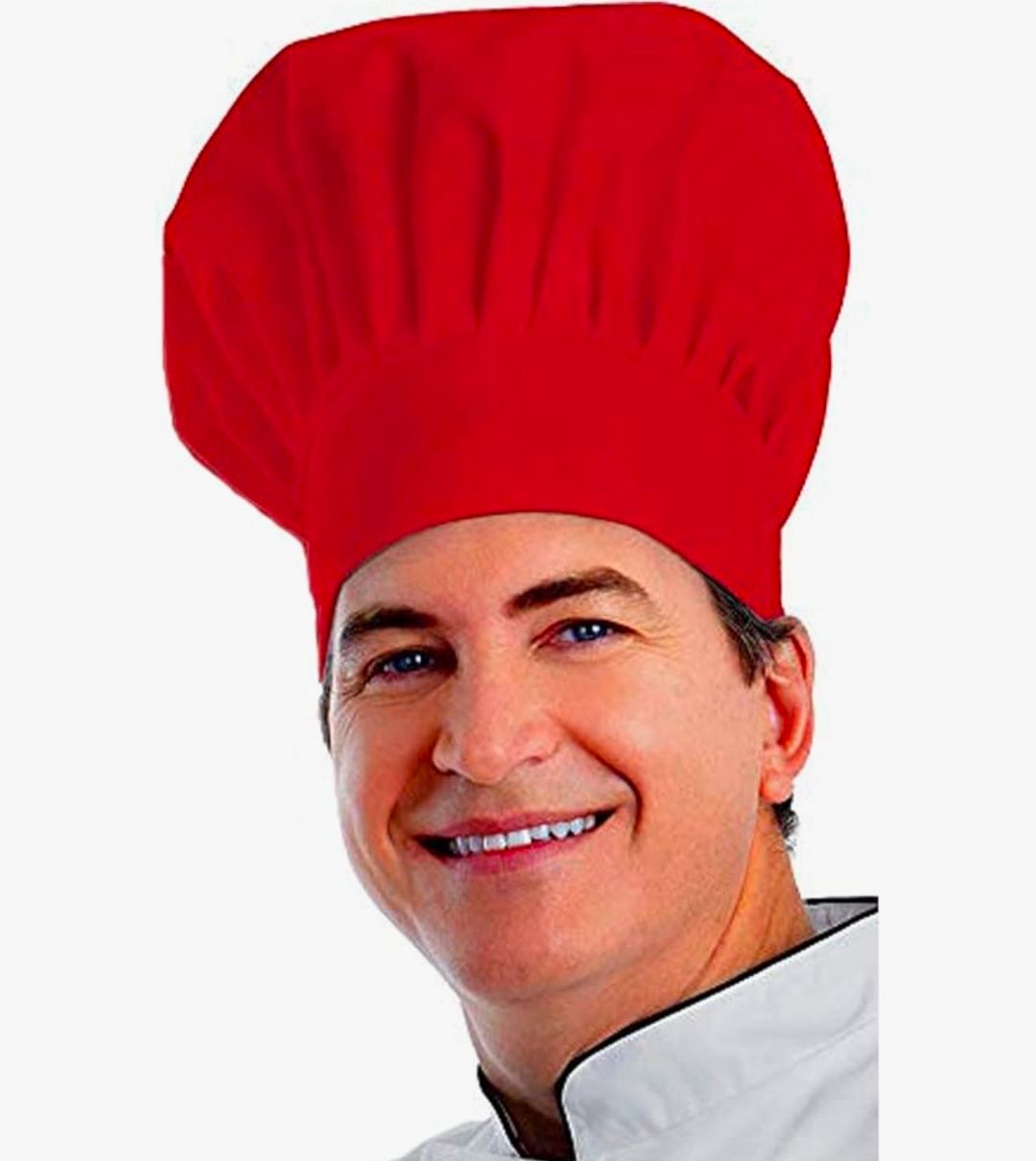 Chef Hat, Adult Premium Adjustable Elastic Baker Kitchen Cooking Chef Cap…