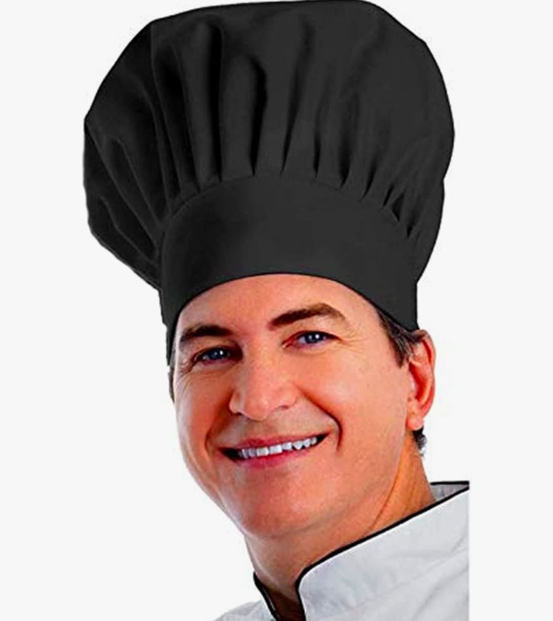 Chef Hat, Adult Premium Adjustable Elastic Baker Kitchen Cooking Chef Cap…