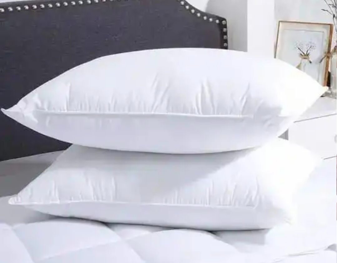 CLEARANCE SALE] Super comfortable fiber filled bed pillows 2pcs, super comfortable, balanced support for all sleeping positions-FIBRE FILLED