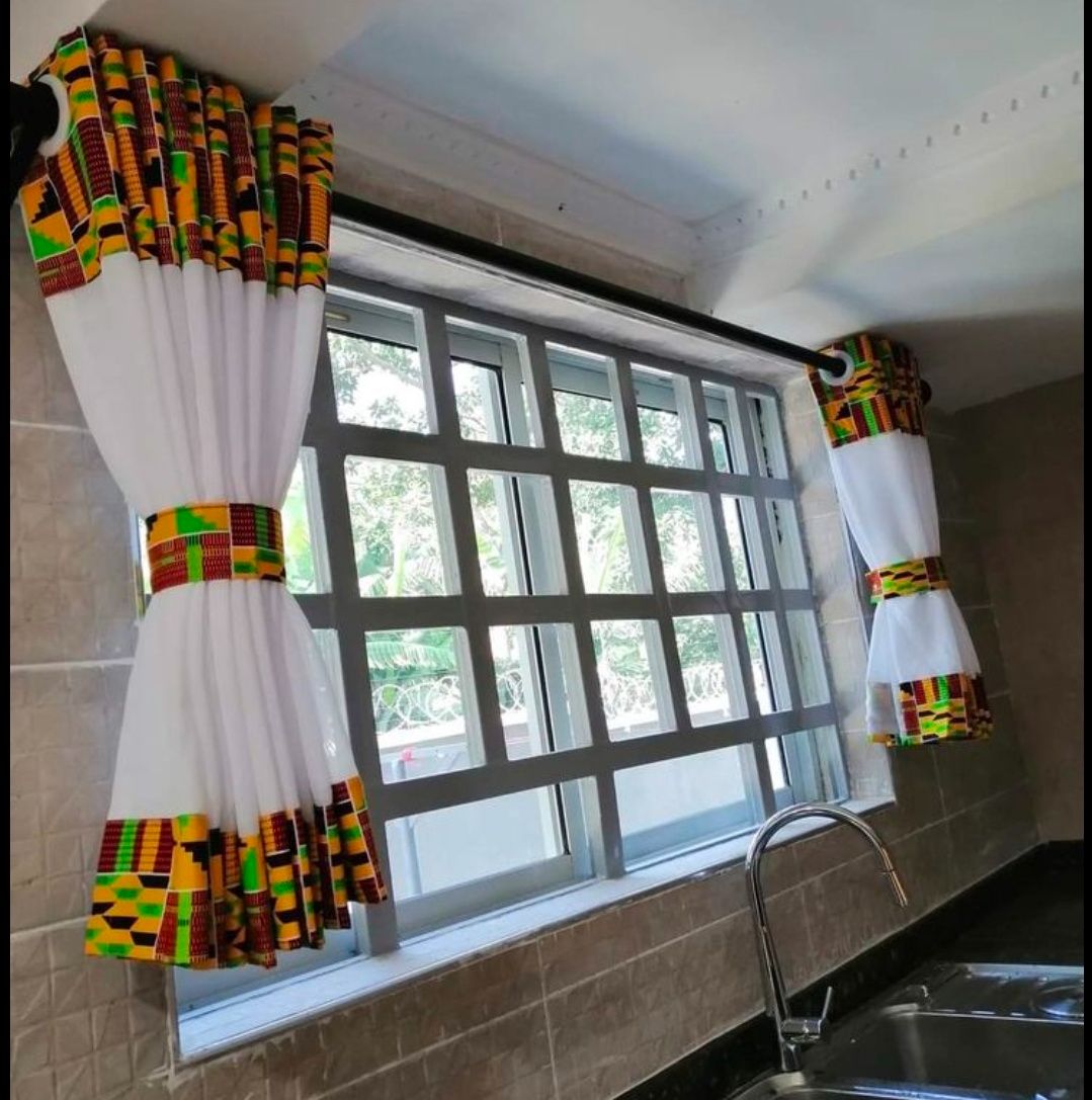 Heavy Kitchen Window Curtain Sheers