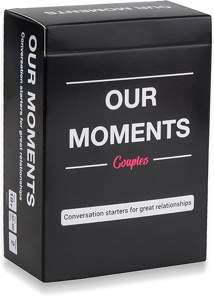 Our Moments Card Game Collection Card Games for Couple or Families, or Kids, or Girls Night Out. A Transformative Collection for Families and Friends Gatherings 1 piece