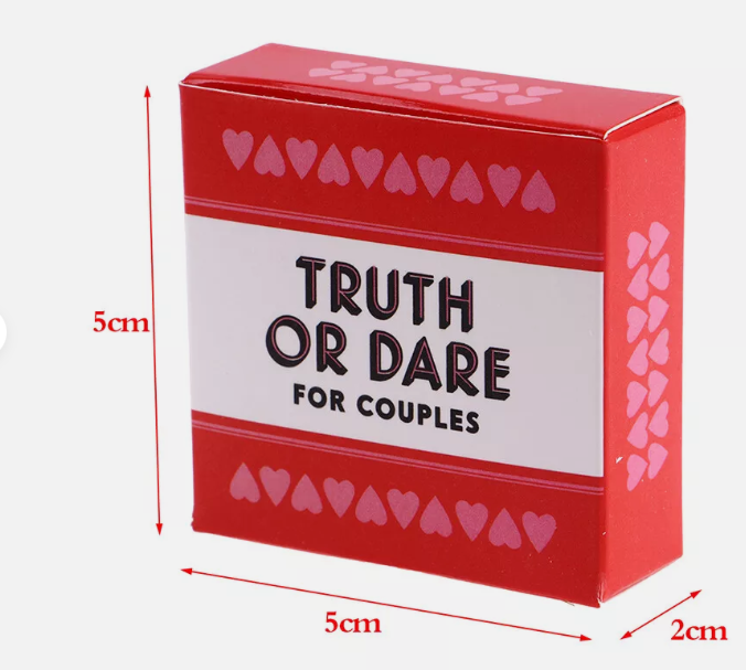 Truth Or Dare For Couples Cards Games Lovers Mini Small Size