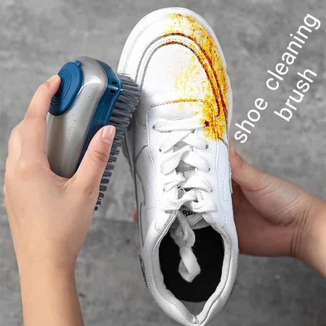 MULTIFUNCTION hydraulic cleaning shoes/ clothes/ pots/ tiles/ floors and carpets. Dispensing liquid soap. Clothes Cleaning Brush, Shoe Washing ,Kitchen Dish Washing ,Automatic Liquid Cleaning Brush