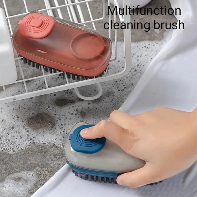 MULTIFUNCTION hydraulic cleaning shoes/ clothes/ pots/ tiles/ floors and carpets. Dispensing liquid soap. Clothes Cleaning Brush, Shoe Washing ,Kitchen Dish Washing ,Automatic Liquid Cleaning Brush