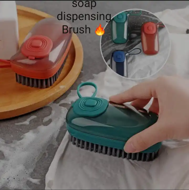 MULTIFUNCTION hydraulic cleaning shoes/ clothes/ pots/ tiles/ floors and carpets. Dispensing liquid soap. Clothes Cleaning Brush, Shoe Washing ,Kitchen Dish Washing ,Automatic Liquid Cleaning Brush
