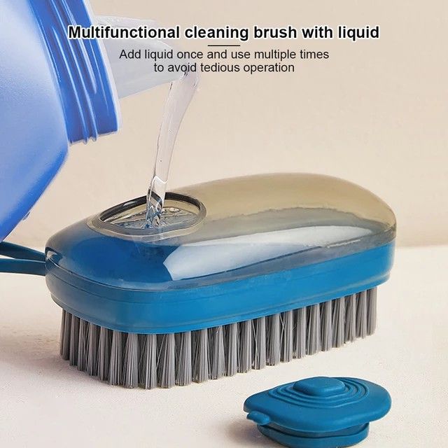 MULTIFUNCTION hydraulic cleaning shoes/ clothes/ pots/ tiles/ floors and carpets. Dispensing liquid soap. Clothes Cleaning Brush, Shoe Washing ,Kitchen Dish Washing ,Automatic Liquid Cleaning Brush