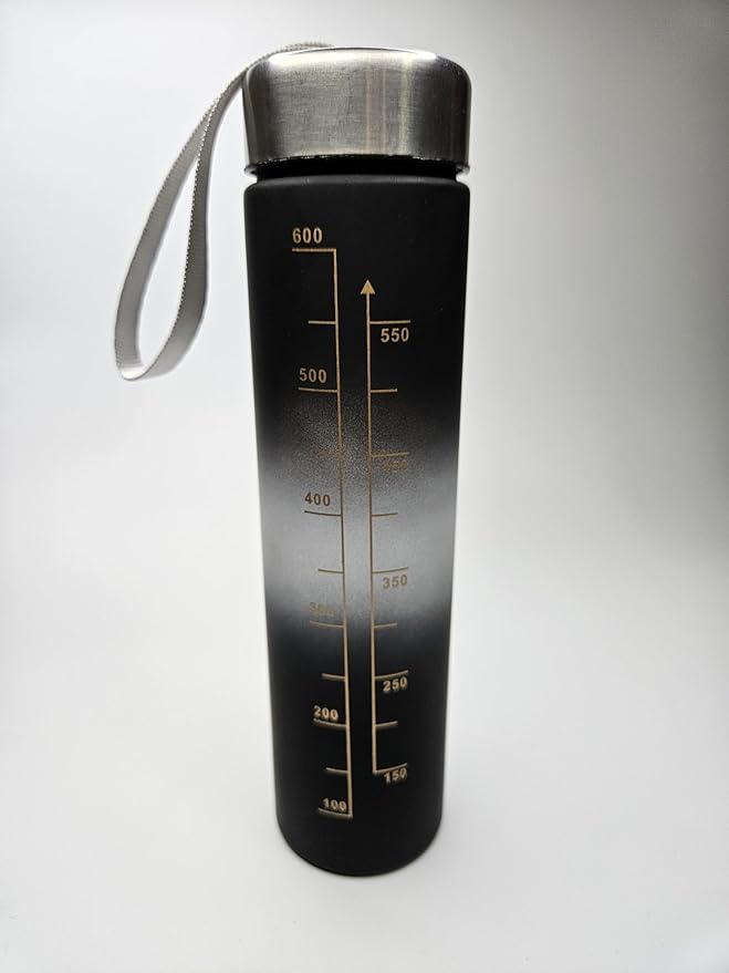 PREMIUM 4 in 1 Motivational Bottle Set of 4 Water Bottles 2000ML, 900ML, 600ML, 300ML with Inspirational Time Marker, Leak Proof Durable Non-Toxic Sipper Water Bottle for Office, School Gym