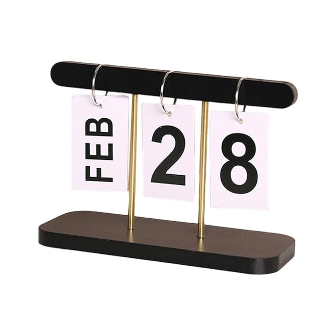 MINIMALISM Creative Living Room Office Decoration Wooden Calendar Ornament Modern Desk Accessories Simple Home Decor Crafts Gift.