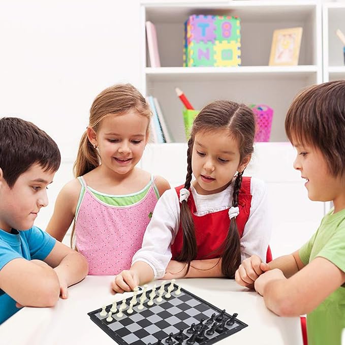 PREMIUM Chess Board with Magnetic Playing Pieces, A Fun and Exciting Chess Set to Play for Kids and Adults