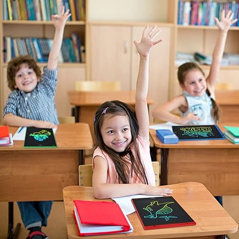 PREMIUM GRADE 8.5 Inch LCD Writing Tablet for Kids 10 Inch Erasable Doodle Boards Electronic Drawing Pads Colorful Reusable Painting Tablets
