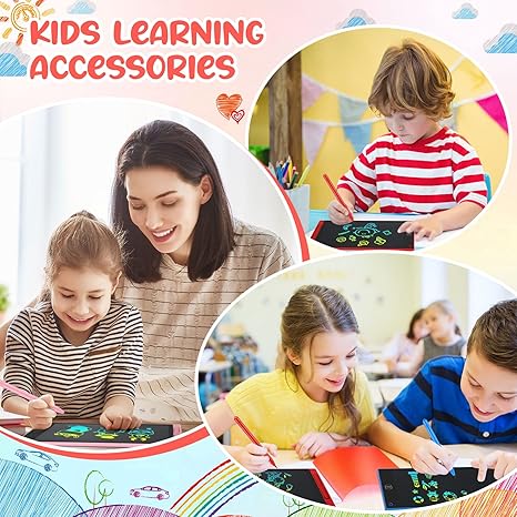 PREMIUM GRADE 8.5 Inch LCD Writing Tablet for Kids 10 Inch Erasable Doodle Boards Electronic Drawing Pads Colorful Reusable Painting Tablets