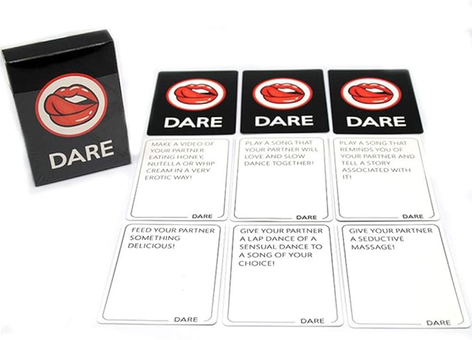 ORIGINAL Talk, Flirt Or Dare,3-In-1 Card Game,Fun And Romantic Game for Couples