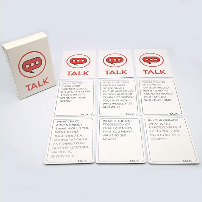 ORIGINAL Talk, Flirt Or Dare,3-In-1 Card Game,Fun And Romantic Game for Couples