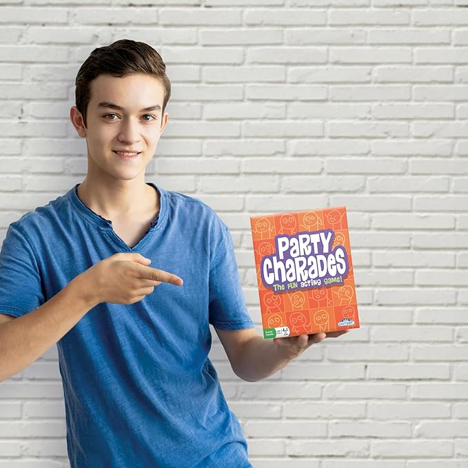PREMIUM Party Charades Game Family-Friendly Fun with 500 Charades Cards and Timer - Group Game Night Essential, Ages 10 and up