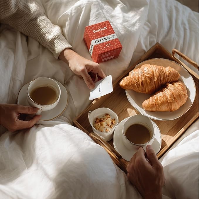 PREMIUM Intimacy Deck – BestSelf Card Game 💞 170 Conversation Cards for Couples, Fun and Romantic Card Game for Deeper Connection and Pillow Talk