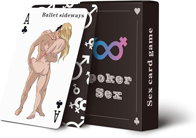 FUN Poker Sex Poker for Couples Card Game - Date-Night Fun Games to Improve Relationships Hilarious and Adventurous Fun Game