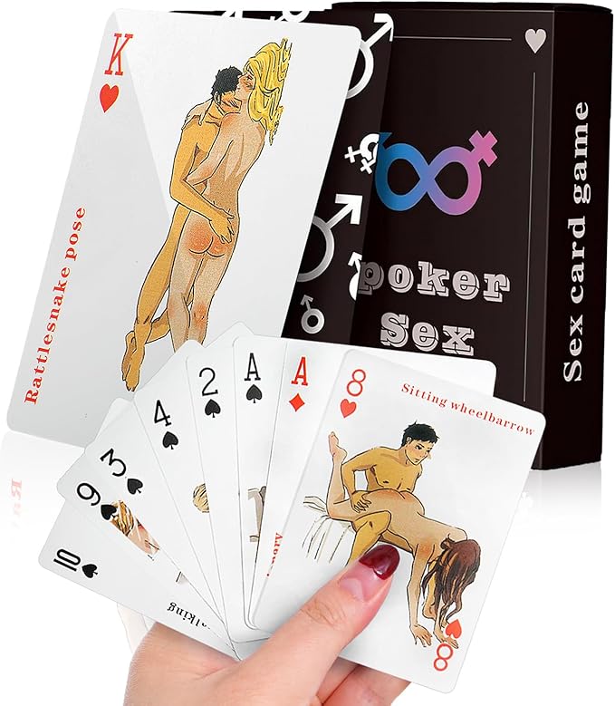 FUN Poker Sex Poker for Couples Card Game - Date-Night Fun Games to Improve Relationships Hilarious and Adventurous Fun Game