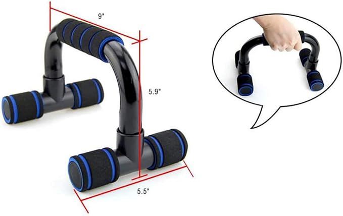 PREMIUM Push Ups Stands Push Up Bars Stand with Foam Grip Handle | Work Out Stand with Comfort Grip | Foam Dips Bar For Home Workout | Non-slip Strength Bars | Fitness handle Bars