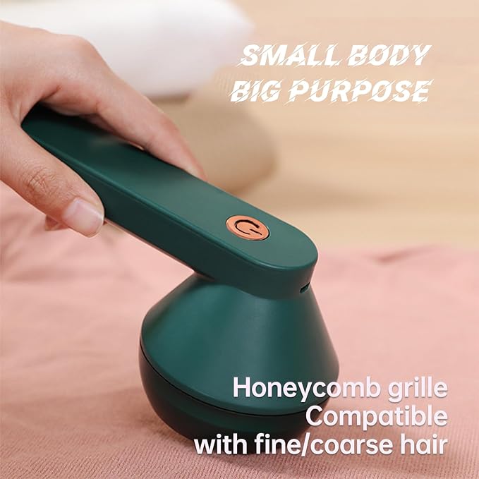 LUXURY Lint Remover Splendiday Fabric Shaver Fuzz Remover, Electric Lint Remover, Sweater Shaver to Remove Pilling, Portable Rechargeable Lint Remover for Fabric Fleece Clothe Bedding