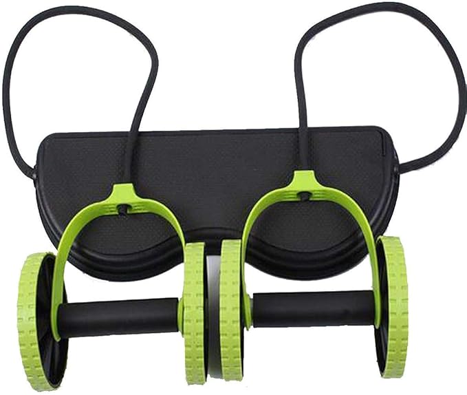 PREMIUM Revoflex Xtreme ABs Roller for Abdominal Training/Total Body Workout Back Exercise Fat Loss Home Gym Equipment Fitness Body Toner for Men and Women Heavy Duty