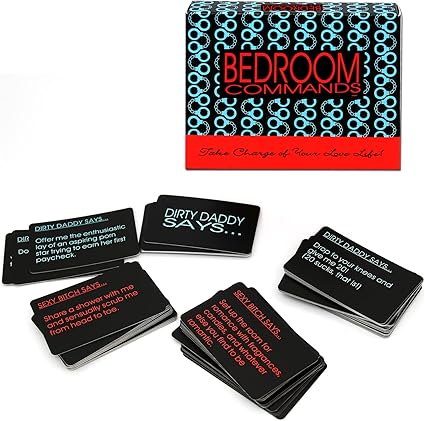 SENSUAL Bedroom Commands Bed Room Commands Adult Couple Game Cards Games,A Strategic Romantic for Couples Exquisite Couple Gift