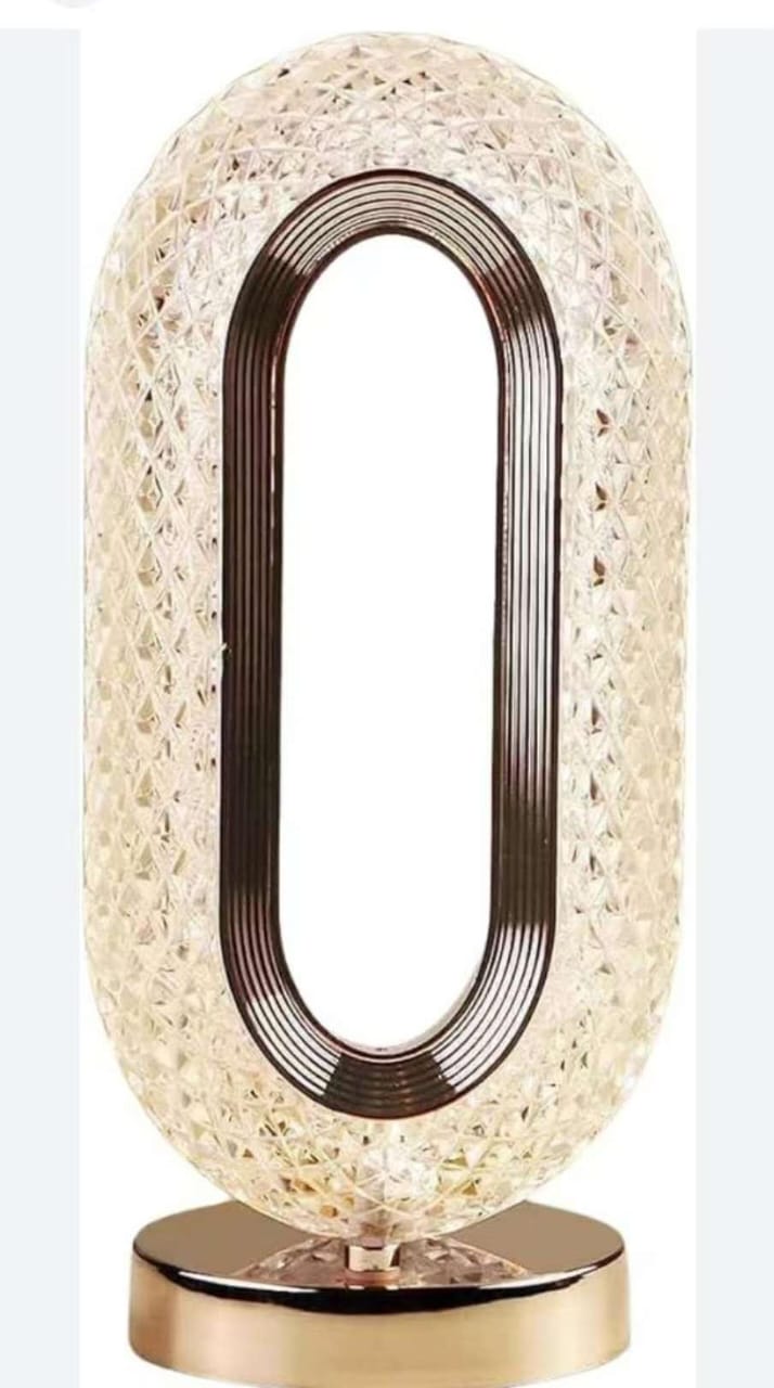 Star, Moon, Round USB Charging 3Modes Colour Change Table Lamp  USB Rechargeable Decorative Crystal Lamp Acrylic Transperent Diamond Cut Desk Lamp Touch Control 3 Brightness Mode Dining Lamp