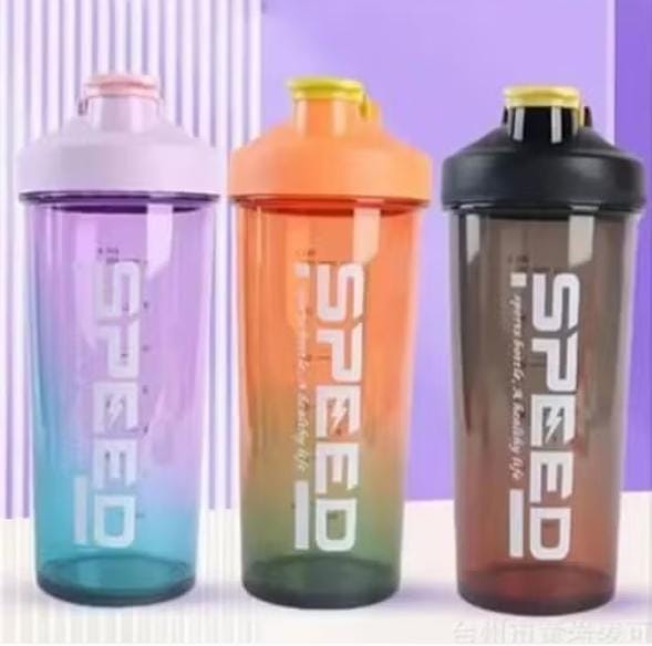 PREMIUM 600ml Speed Protein Shaker Leakproof Travel Bottle/Water Bottle Leak Proof Shaker Bottle BPA Free Shaker Bottle for Gym and Workout