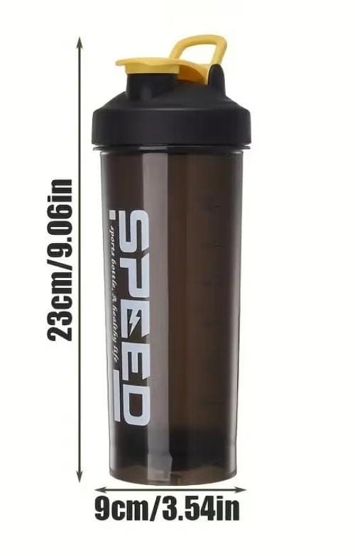 PREMIUM 600ml Speed Protein Shaker Leakproof Travel Bottle/Water Bottle Leak Proof Shaker Bottle BPA Free Shaker Bottle for Gym and Workout