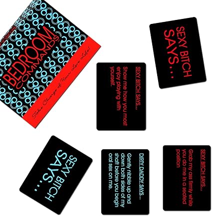 PREMIUM Bedroom Commands Bed Room Commands Adult Couple Game Cards Games,A Strategic Romantic for Couples Exquisite Couple Gift