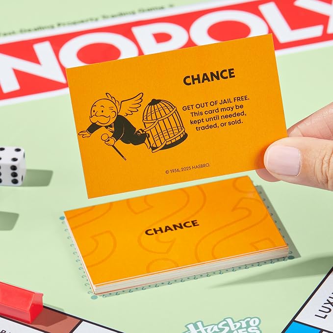 ORIGINAL Monopoly – Classic Board Game  | Classic Game with Storage Tray and Larger Tokens | Ages 8+ | 2 to 6 Players | Family Games for Kids and Adults | Kids
