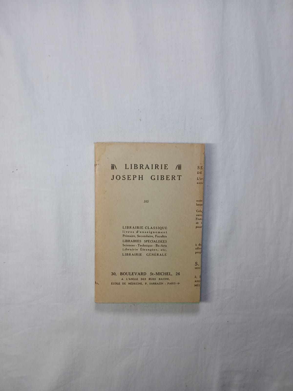 Libraire by Joseph Gibert