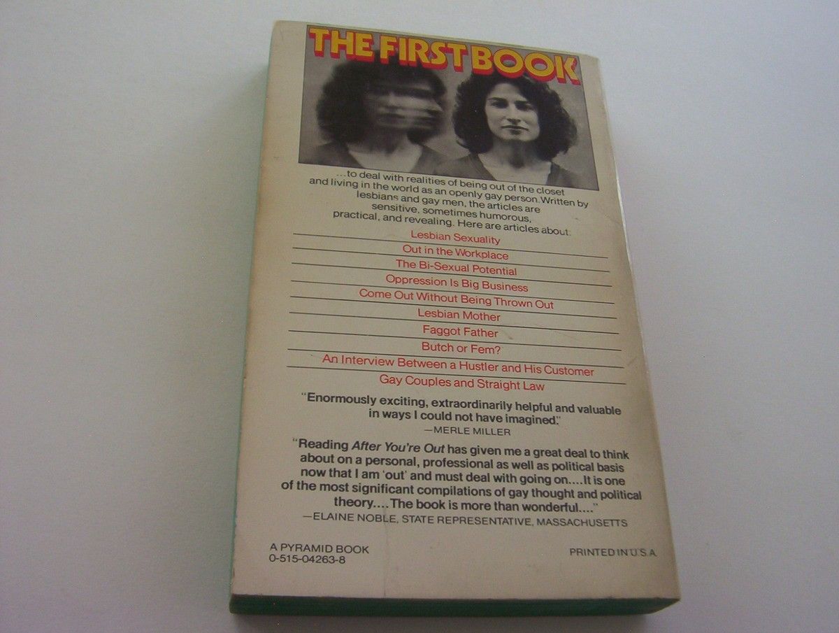 After You’re Out — Edited by Karla Jay & Allen Young