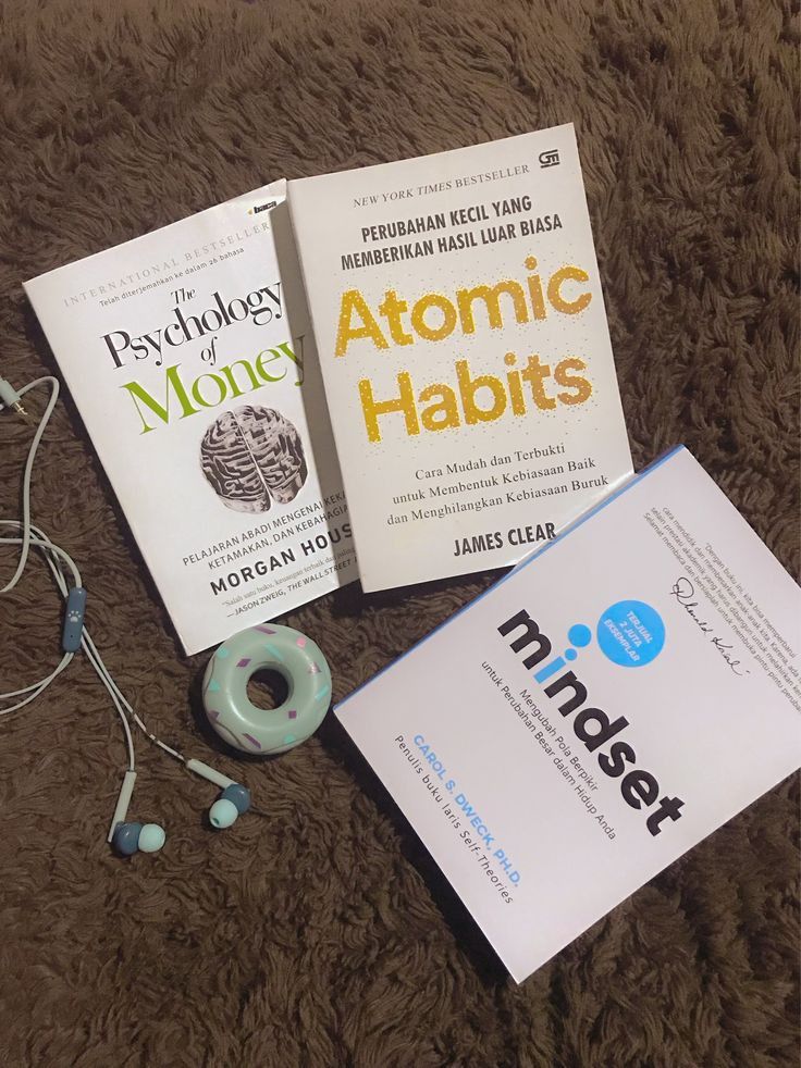 1. Psychology of Money by Morgan Housel 2. Atomic Habits by James Clear 3. Mindset by Carol S. Dweck