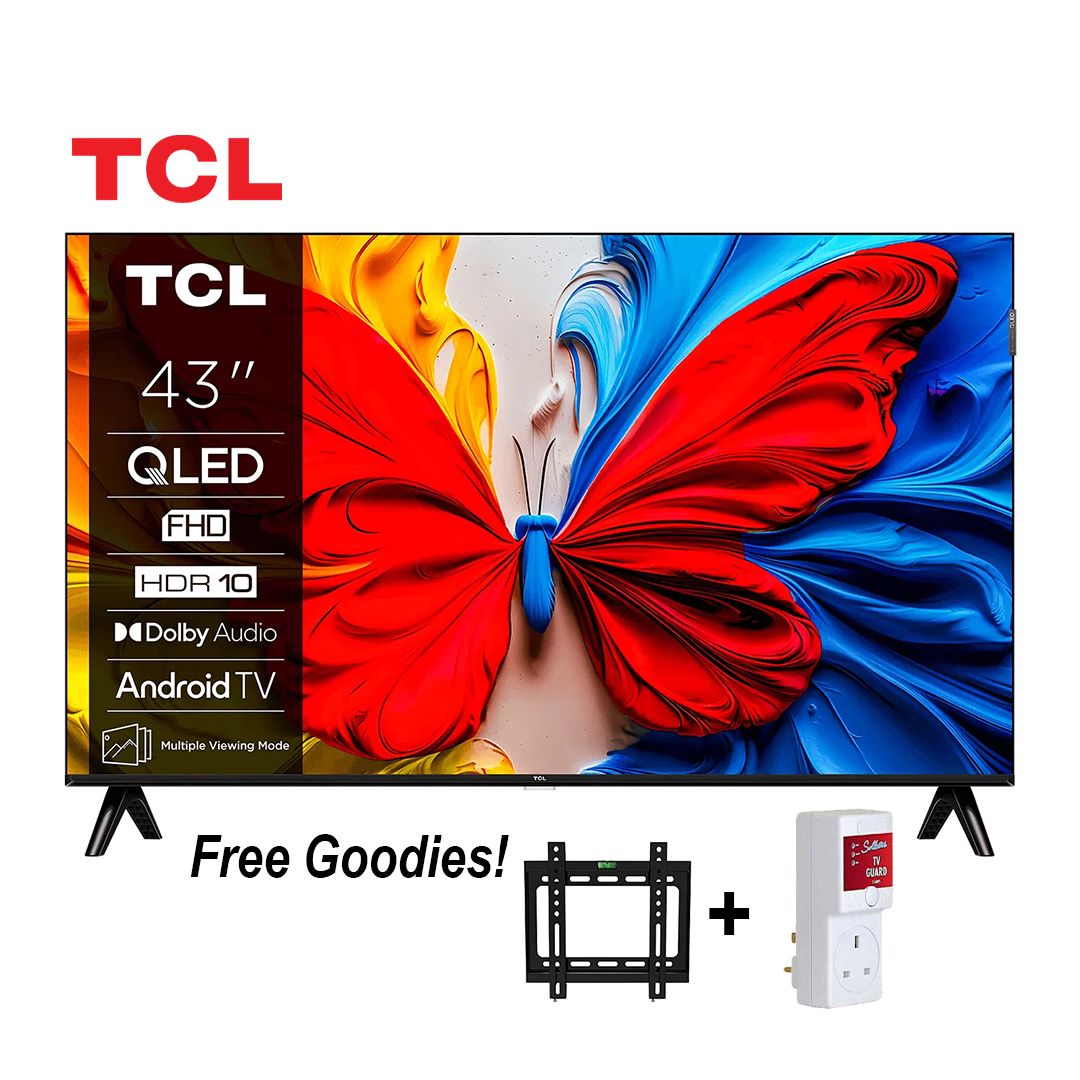 TCL 43″ S5K 2K QLED FHD Google TV – 43S5K (New model) On Offer with Youtube, Netflix and Bluetooth
