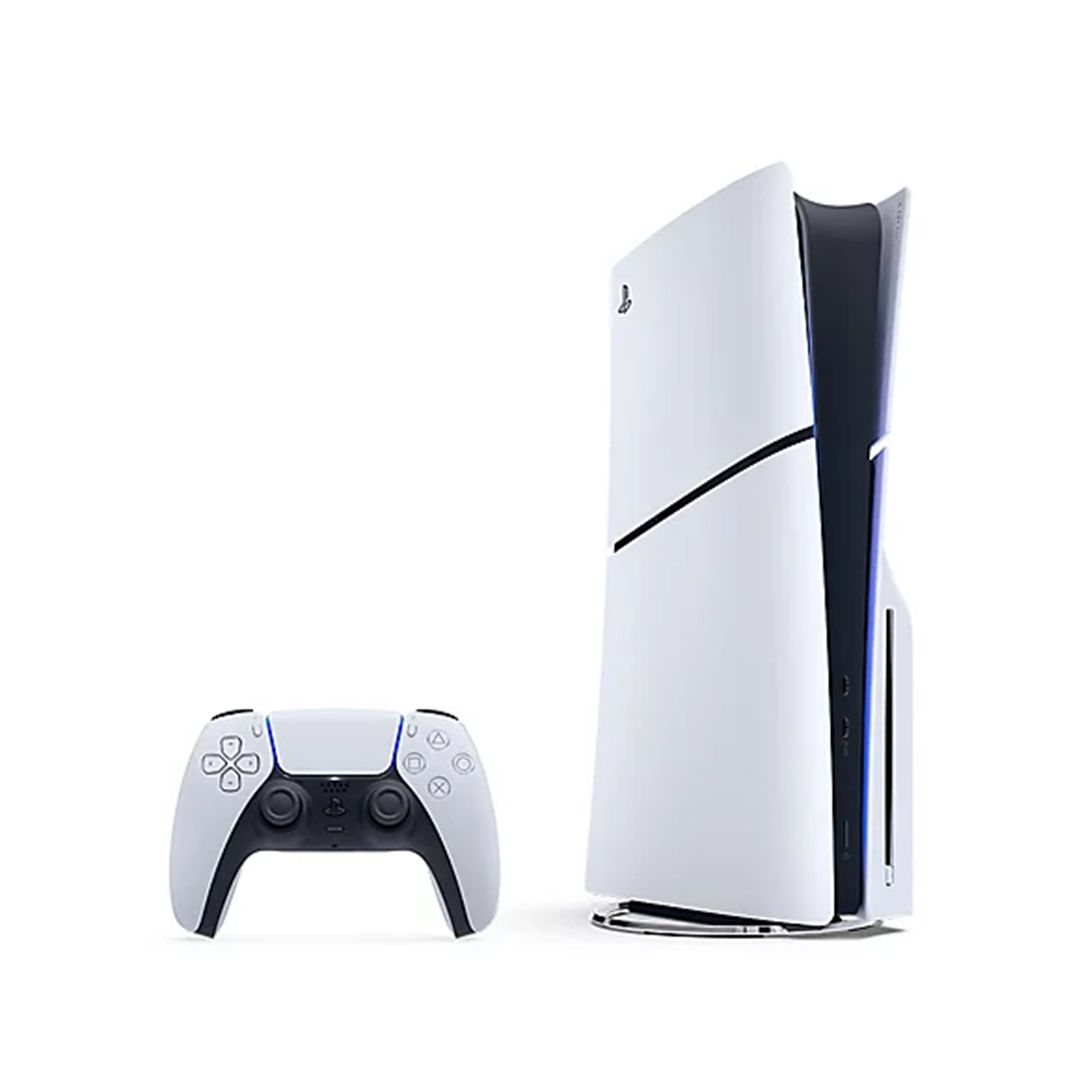 Sony PlayStation 5 (PS5) Slim 1TB Disc Console with Extra Controller and NFS Unbound Game – PS5 Slim