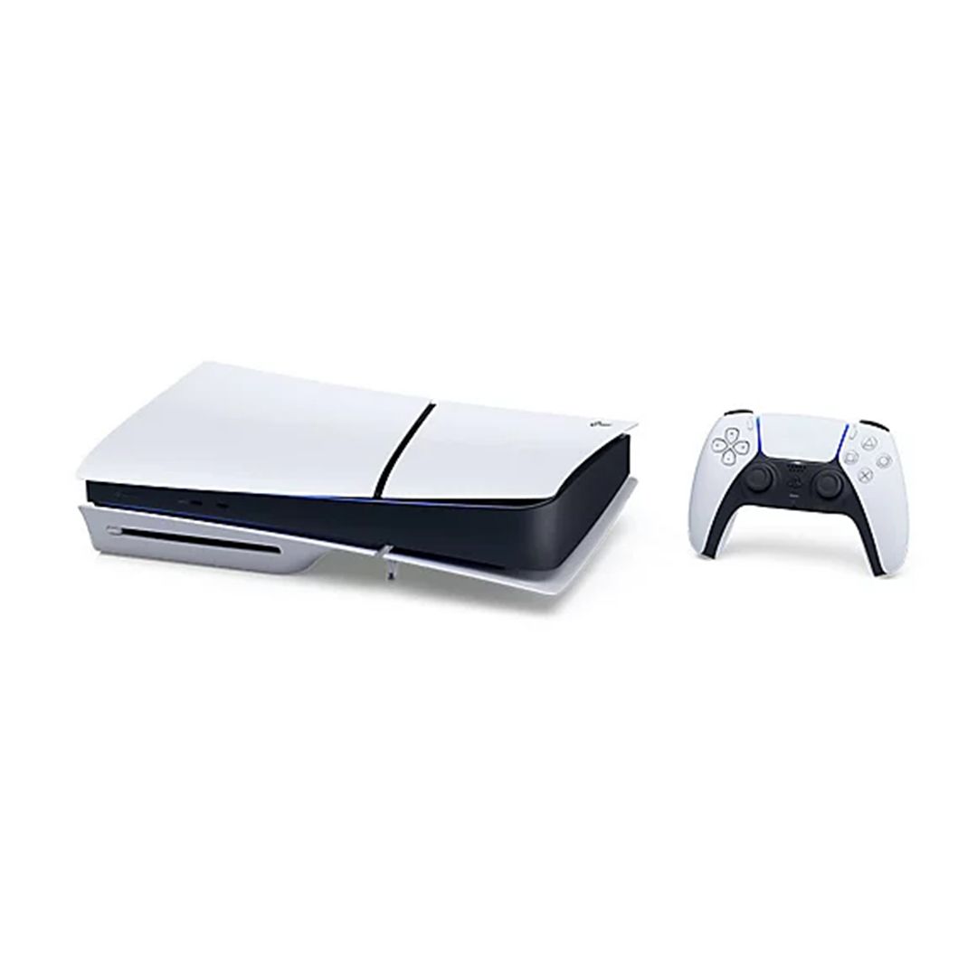 Sony PlayStation 5 (PS5) Slim 1TB Disc Console with Extra Controller and NFS Unbound Game – PS5 Slim