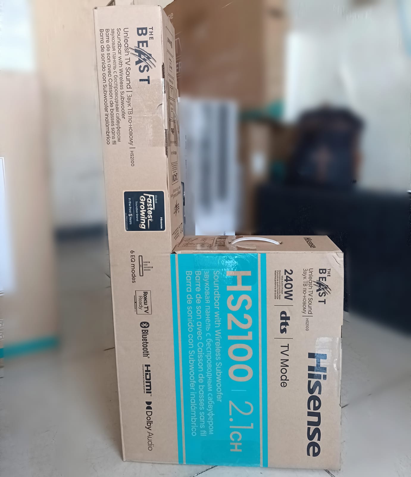 Hisense-HS2100-2.1 Ch Wireless Subwoofer Sound bar System